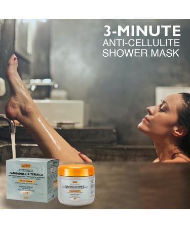 Guam Seaweed & Tourmaline Thermal Mud Cellulite Remover | 3-Min Shower Body Mask | Slimming & Anti-Cellulite Treatment - 1.1LB - Buy Online on GoSupps.com