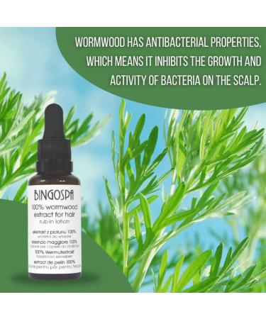  BingoSpa For hair growth and physical condition with 100% wormwood extract rub in the hair lotion 30 ml. BINGOSPA - Buy Online on GoSupps.com