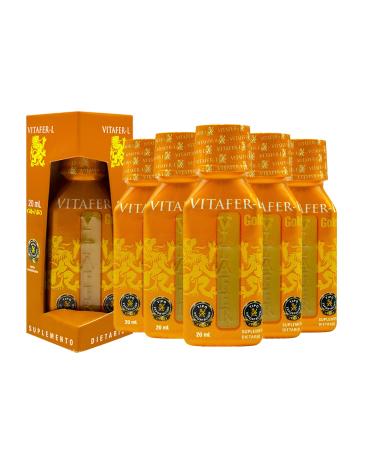 Heis Unlimited Vitafer L Gold for Men & Women Pack of 5 Pocket Size 20ml Bottles