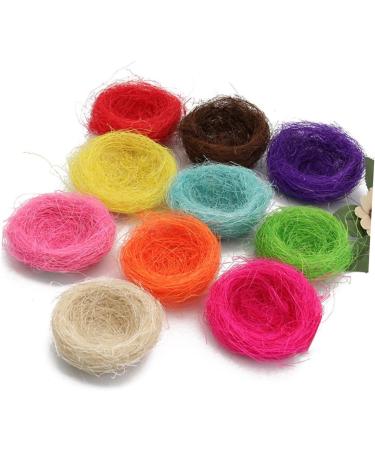 ToddMomy 20pcs Simulated Artificial Nests - Easter Party Decoration & Gift Ideas | Dark Green Twig Eggs 14x14cm - Buy Online on GoSupps.com