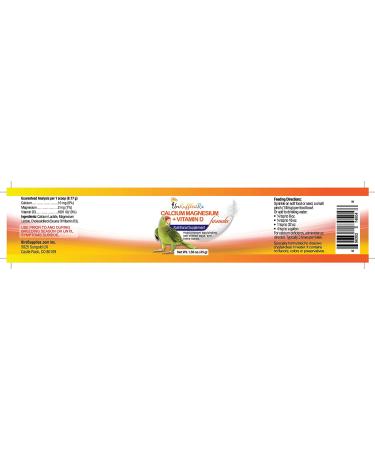 UnRuffledRx Calcium Supplement for Birds with Magnesium and Vitamin D3 | 1.5 oz - Buy Online on GoSupps.com