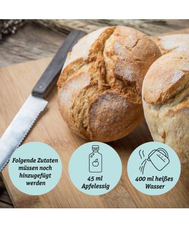 Buy Helle Lower-Carb Bun Mix 10x350g - Organic Vegan Gluten-Free Protein-Rich Sourdough Bread for Healthy Eating | International Shipping Available - Buy Online on GoSupps.com