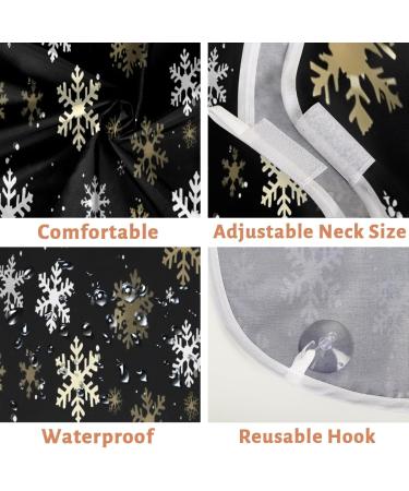 Snowflake Beard Bib Apron | Beard Hair Catcher for Men | Perfect Gifts for Dad & Husband | Fathers Day Anniversary & Christmas - Buy Online on GoSupps.com