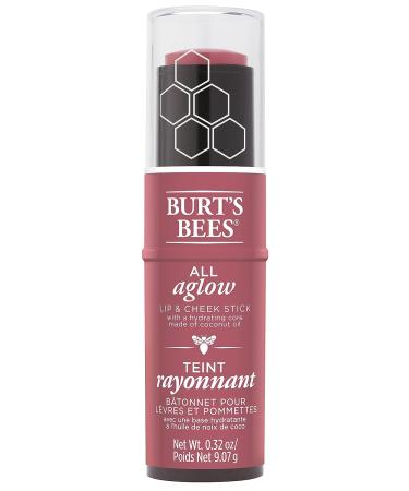 BURT'S BEES Peony Pool All Aglow Lip & Cheek Stick 0.32 OZ - Natural Glow for Lips and Cheeks - Buy Online on GoSupps.com
