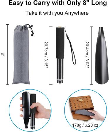 Telescopic Long Shoe Horn - Sturdy Aluminium Alloy - Ideal for Seniors, Men, Women, Kids - Easy Use for Boots - 16-38 inch - Buy Online on GoSupps.com