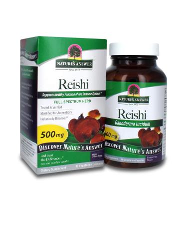 Nature's Answer Reishi 500 mg 90 Vegetarian Capsules