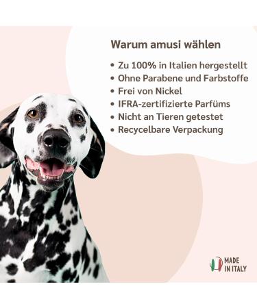 Amusi Neem l Tick Spray for Dogs 250ml | Natural Vegan Tick Protection Insect Spray - Paraben & Nickel Free - Buy Online on GoSupps.com