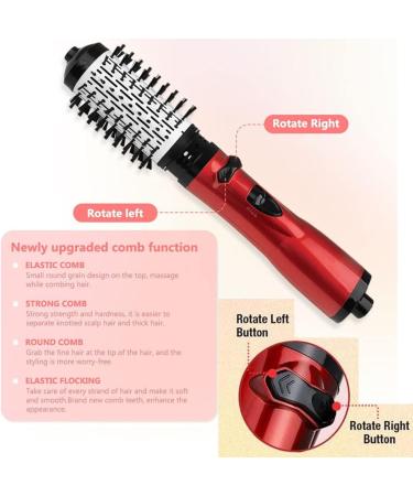 3-in-1 Hot Air Styler & Rotating Hair Dryer - Spin Brush Set for Straightening Drying & Curling | Anti-Frizz | International Shipping - Buy Online on GoSupps.com