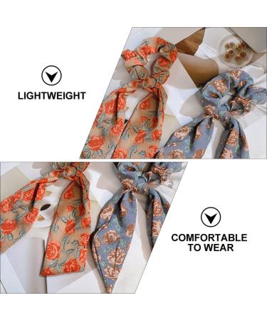 LALAFINA Satin Hair Scrunchie Rope Accessories Ties Scarf Scarf Set Scrunchies Hair Rings - Buy Online on GoSupps.com