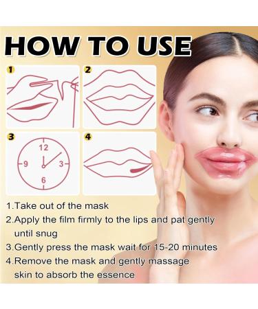 30 PCS 24K Gold Lip & Under Eye Masks - Moisturizing Collagen Formula for Dry Lips & Puffy Eyes Reduces Lip Lines & Dark Circles - Buy Online on GoSupps.com