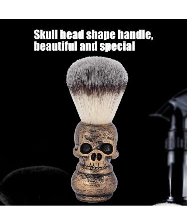 Premium Skeletal Gold Manual Shaving Brush for Men - Perfect for Shaving Cream & Grooming - Buy Online on GoSupps.com