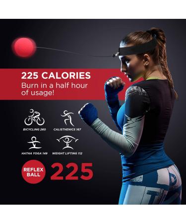 CHAMPS MMA Boxing Reflex Ball Set - Improve Reaction Speed and Hand Eye Coordination at Home - Buy Online on GoSupps.com