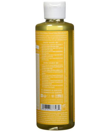 Dr. Bronner's Organic Pure Castile Liquid Soap Citrus Orange - 8 fl oz | Eco-Friendly & Natural Cleanser - Buy Internationally - Buy Online on GoSupps.com
