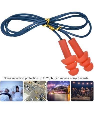 Milltrip Soft Foam Earplugs - Corded Silicone Noise Reduction & Metal Detectable Hearing Ear Plugs for Ultimate Comfort & Protection - Buy Online on GoSupps.com