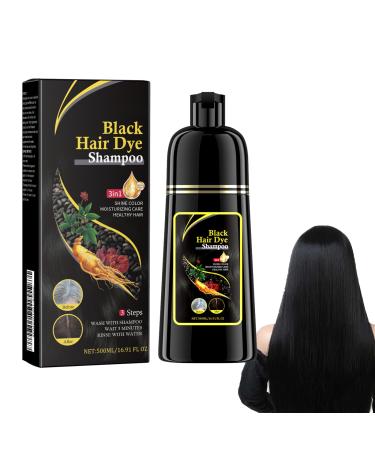 Black Hair Shampooing Instant Black Hair Shampooing 3 En 1 Shampooing Colorant Pour Cheveux Noirs Shampoing Colorant Noir Shampooing Teinture Instantan e Pour Cheveux Pour Hommes Et Femmes-500ML