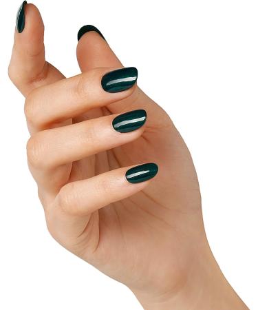 Bluesky Gel Nail Polish Forest Green 80574 Dark Glitter Green Pine Long Lasting Chip Resistant 10 ml (Requires Drying Under UV LED Lamp) - Buy Online on GoSupps.com