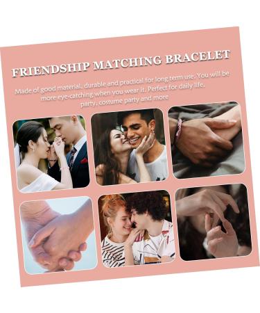 Abaodam 3 Pairs turtle bracelet wrist bands bracelets matching bracelets for couples wrist bracelet lovers 13.5X1.5CMx3pcs Blackx3pcs - Buy Online on GoSupps.com