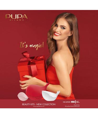 Pupa Milano Whale 1 Makeup Set - 004 Red for Women | 5.4g - Shop Internationally for Premium Quality Makeup - Buy Online on GoSupps.com