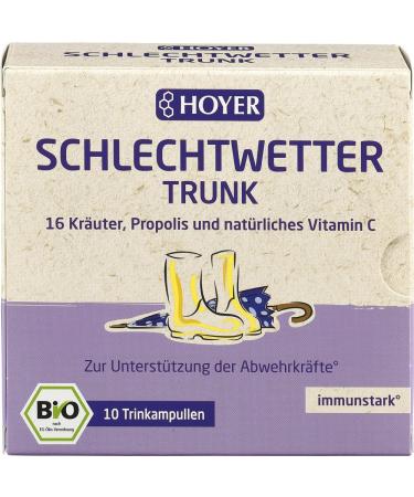 Hoyer Hoyer Organic Bad Weather Drink (6 x 100 ml)