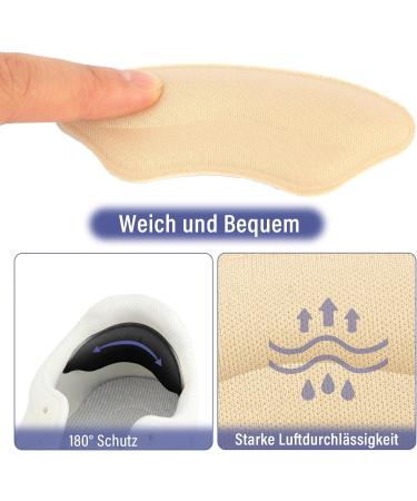 Shop Heel Pads for Shoes - 6 Pairs of Heel Me Shoe Repair & Protectors for Big Shoes - Clear & Black Options Available - Buy Online on GoSupps.com