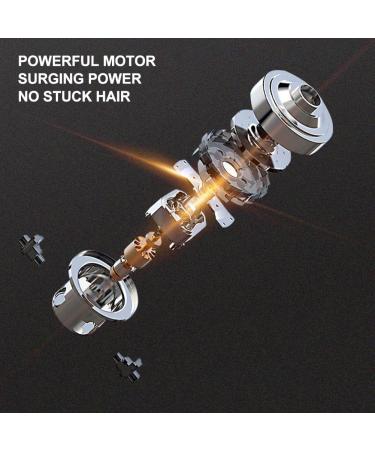 ZJchao Cordless Hair Clippers - Low Noise Professional Trimmer with 4 Combs & LED Display for Home & Salon Use - Silver - Buy Online on GoSupps.com