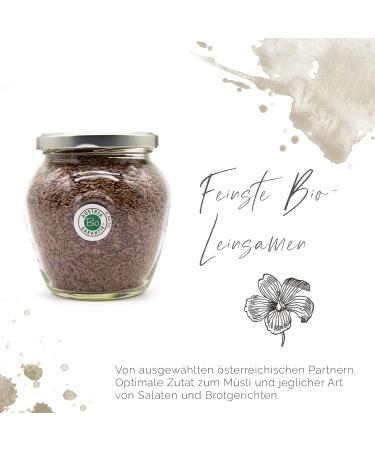 Buy Sannis Bio-Linseed 350g Organic Gluten-Free Rich in Omega-3 Fiber & Protein for Muesli & Salad - Buy Online on GoSupps.com