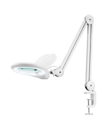 (New model) Neatfi Bifocals 1 200 Lumen Super LED lamp lamp with adjustable arm 8D + 20D dimmable 60 pieces of SMD LED lens with 13 cm diameter (8 diopters + 20 diopters white) white 8 diopters + 20 diopters