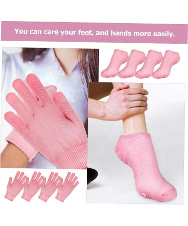 FRCOLOR 4 Sets Spa Moisturizing Socks Foot Moisturizing Socks Hand Moisture Gloves Skin Care Kit Moisturizing Gloves for Dry Hands Foot Nail Tools Skin Care Products Essential Oil Cotton - Buy Online on GoSupps.com