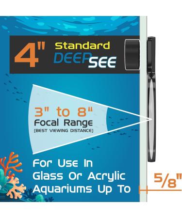 FL!PPER Flipper DeepSee Magnified Magnetic Aquarium Viewer 4" STD 4" - Buy Online on GoSupps.com