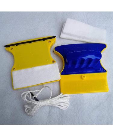 Window Scrubber Window Glass Cleaner Wiper Magnetic Window Wiper Glass Cleaner Brush Tool Double Side Glass Brush for Washing Household Cleaning Tool(3-5MM) Blue - Buy Online on GoSupps.com