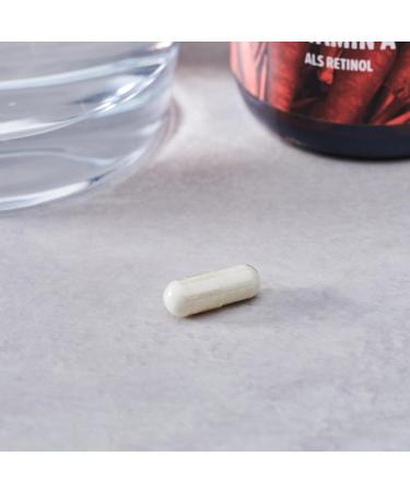 Edubily Nutrition Vitamin A Capsules - Retinol 400 I.E. per Capsule Vegan - 180 Count for Daily Wellness - Buy Online on GoSupps.com