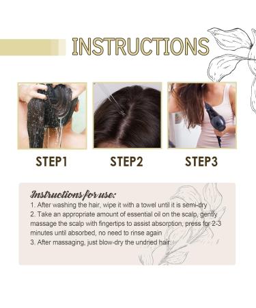 VOKSODHCK Hair Growth Oil - 120ML Natural Treatment for Dry & Damaged Hair | Organic Rosemary Nourishing Oil - 2 Pack (60ml x 2 - Buy Online on GoSupps.com