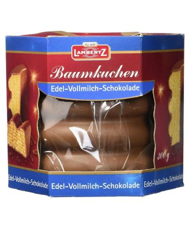 Buy Lambertz Baumkuchen Dark & Milk Chocolate - 4 x 300g | Premium German Cakes | International Shipping - Buy Online on GoSupps.com