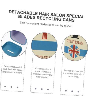 Angoily 3-Stage Blade Storage Box - Razor Blade Dispenser & Trash Container for Safe Storage - Buy Online on GoSupps.com