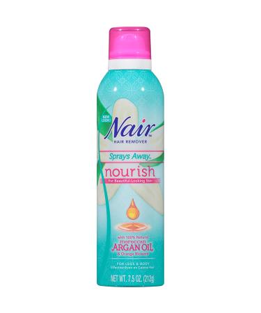 Nair Hair Remover Body Spray 7.5 Oz Can - Arm, Leg, and Bikini Hair Removal - Buy Online on GoSupps.com