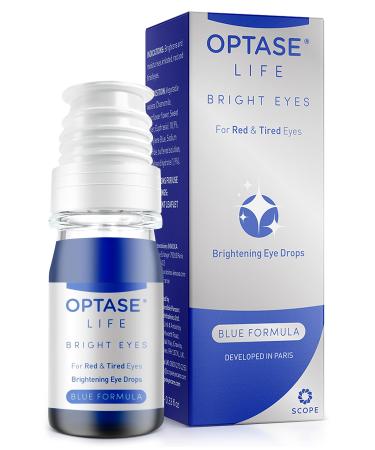 Optase Life Bright Eyes - Brightening Eye Drops for Irritated Red and Tired Eyes