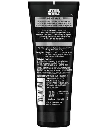 Suave Kids Gel Star Wars Stormtrooper Tropical Storm 7oz - Fun and Gentle Hair Gel for Kids - Buy Online on GoSupps.com