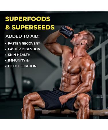 Carba.Mide Forte Plant Protein Powder - Vegan Pea Protein with Multivitamins Minerals Superfoods & Digestive Enzymes - Alphonso Mango - 500g - International Shipping Available - Buy Online on GoSupps.com