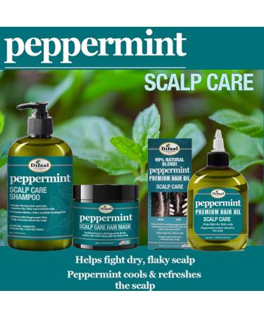 Difeel Peppermint Scalp Care Hair Oil 2.5 oz - Nourishing Hair Treatment - Buy Online on GoSupps.com