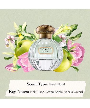 Tocca Women's Perfume Giulietta Fragrance 1.7oz (50 ml) - Fresh Floral Pink Tulips Green Apple Vanilla Orchid - Hand-Finished Bottle 1.7 Fl Oz (Pack of 1) - Buy Online on GoSupps.com