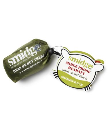 Smidge Midge Proof Headnet Green