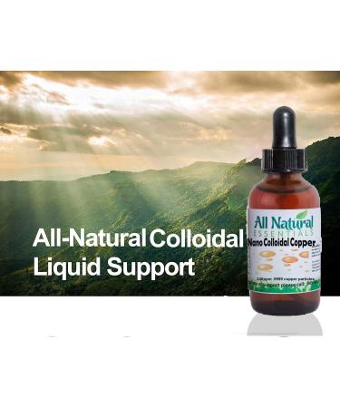 Buy Colloidal Copper Liquid Supplement - Natural 240ppm Nano Colloidal Minerals 2oz - Kosher Certified for Adults Kids & Men & Women - Buy Online on GoSupps.com