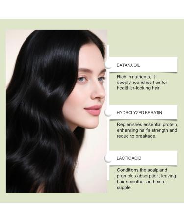 2 pieces Batana hair mask with oil intensive care for damaged and dry hair reduces split ends and provides longlasting hydration Batana Oil Hair Mask for soft and shiny - Buy Online on GoSupps.com