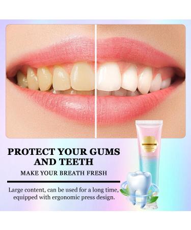 2Pcs Acssart Radiant Niacinamide Intensive Whitening Toothpaste, Niacinamide White Toothpastes, Remove Tooth Stains, Fresh Breath - Buy Online on GoSupps.com