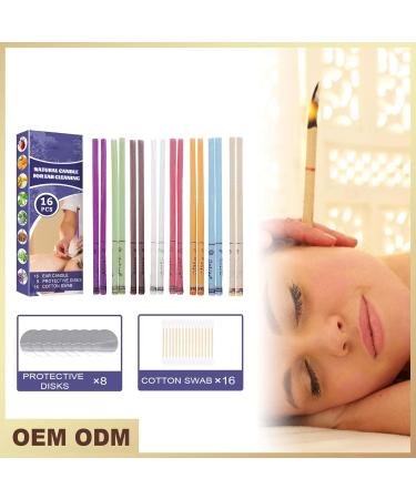 Luckxing Natural Ear Wax Removal Candles Earwax Candle | Beeswax Ear Candles Ear Wax Removal Candle Relieve Stress - Ear Wax Removal Candles for Ear Cleaning for Adults Children Elderly - Buy Online on GoSupps.com