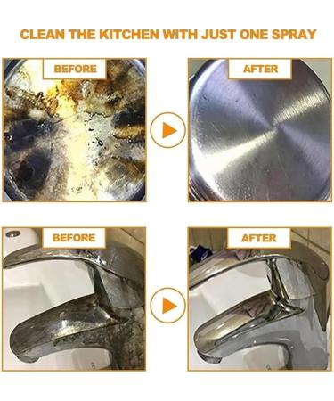 Sciasi Kitchen Foam Cleaner - 60ml All-Purpose Stain Remover Spray for Pots & Pans - Powerful Foam Cleaner for Kitchen Cleaning - Buy Online on GoSupps.com