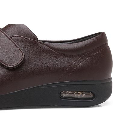 Men's Diabetic Orthopedic Slippers - Brown, Size 12 | Anti-Slip, Extra Wide, Ideal for Elderly, Arthritis, Swollen Feet, Plantar Fasciitis - Buy Online on GoSupps.com
