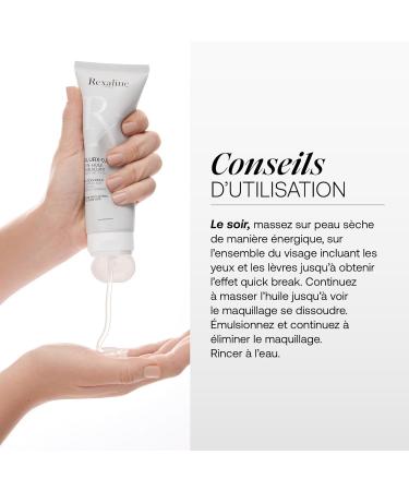 Rexaline HYALURX-CLEAN Gel-en-Huile D maquillant Acide Hyaluronique RX2 & Probiotiques limine Maquillage Longue Tenue & Waterproof Tous Types de Peaux 125ml - Buy Online on GoSupps.com