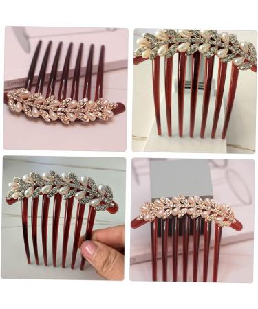 Angoily Hair Making Accessories Decorative Hair Comb Hair Comb Wedding Hair Combs for Women Accessories Fine Hair Pearl Hair Clips Bow Hair Clips Bride China Vintage Rhinestones - Buy Online on GoSupps.com