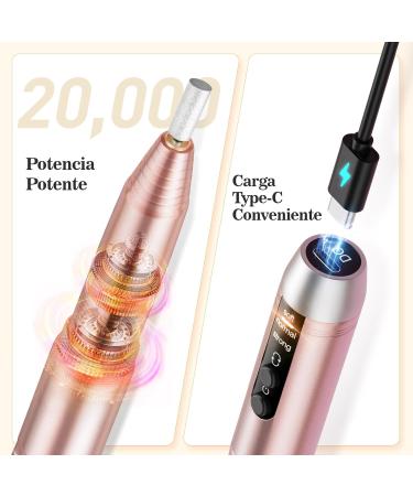 Buy Weiyi Rechargeable Nail Milling Cutter Set - 11 Attachments & 26 Sanding Tapes for Professional Gel Nail Care | Electric Nail File for Manicure & Pedicure - Buy Online on GoSupps.com